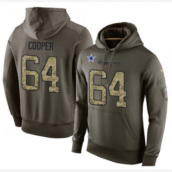 NFL Nike Dallas Cowboys 64 Jonathan Cooper Green Salute To Service Mens Pullover Hoodie NFL Nike Dallas Cowboys 64 Jonathan Cooper Green Salute To Service Mens Pullover Hoodie