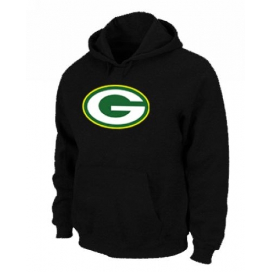 NFL Mens Nike Green Bay Packers Logo Pullover Hoodie Black NFL Mens Nike Green Bay Packers Logo Pullover Hoodie Black