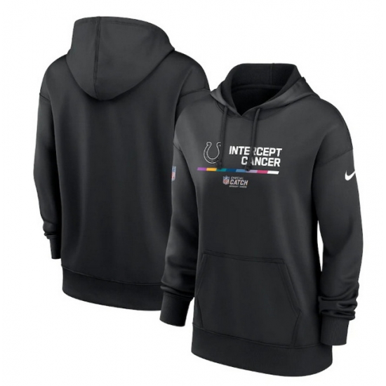 Women Indianapolis Colts 2022 Black NFL Crucial Catch Therma Performance Pullover Hoodie Women Indianapolis Colts 2022 Black NFL Crucial Catch Therma Performance Pullover Hoodie