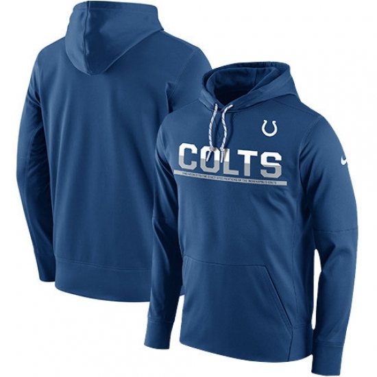 NFL Mens Indianapolis Colts Nike Royal Sideline Circuit Pullover Performance Hoodie NFL Mens Indianapolis Colts Nike Royal Sideline Circuit Pullover Performance Hoodie