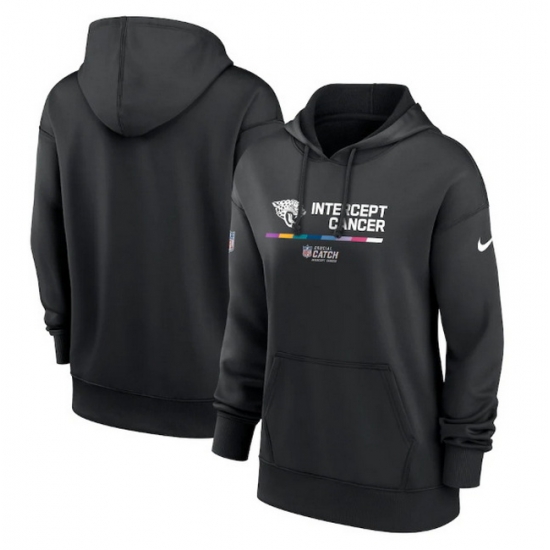 Women Jacksonville Jaguars 2022 Black NFL Crucial Catch Therma Performance Pullover Hoodie Women Jacksonville Jaguars 2022 Black NFL Crucial Catch Therma Performance Pullover Hoodie