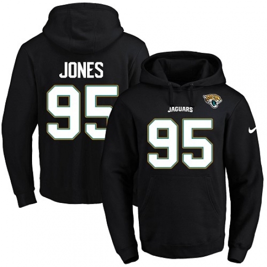 NFL Mens Nike Jacksonville Jaguars 95 Abry Jones Black Name Number Pullover Hoodie NFL Mens Nike Jacksonville Jaguars 95 Abry Jones Black Name Number Pullover Hoodie