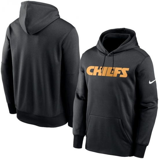 Men Kansas City Chiefs Nike Fan Gear Wordmark Performance Pullover Hoodie Black Men Kansas City Chiefs Nike Fan Gear Wordmark Performance Pullover Hoodie Black