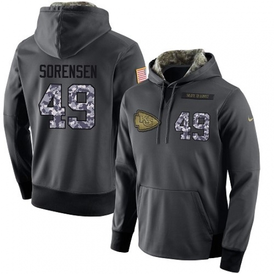 NFL Mens Nike Kansas City Chiefs 49 Daniel Sorensen Stitched Black Anthracite Salute to Service Player Performance Hoodie NFL Mens Nike Kansas City Chiefs 49 Daniel Sorensen Stitched Black Anthracite Salute to Service Player Performance Hoodie