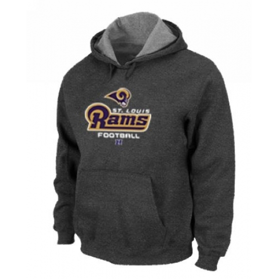 NFL Mens Nike Los Angeles Rams Critical Victory Pullover Hoodie Dark Grey NFL Mens Nike Los Angeles Rams Critical Victory Pullover Hoodie Dark Grey
