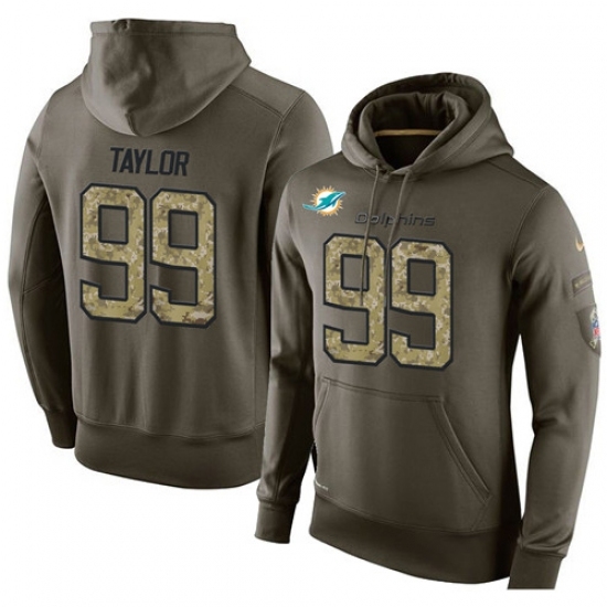 NFL Nike Miami Dolphins 99 Jason Taylor Green Salute To Service Mens Pullover Hoodie NFL Nike Miami Dolphins 99 Jason Taylor Green Salute To Service Mens Pullover Hoodie