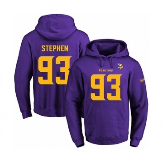Football Mens Minnesota Vikings 93 Shamar Stephen PurpleGold No Name Number Pullover Hoodie Football Mens Minnesota Vikings 93 Shamar Stephen PurpleGold No Name Number Pullover Hoodie