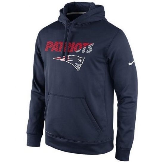 NFL Mens New England Patriots Nike Navy Kick Off Staff Performance Pullover Hoodie NFL Mens New England Patriots Nike Navy Kick Off Staff Performance Pullover Hoodie