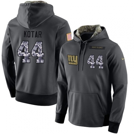 NFL Mens Nike New York Giants 44 Doug Kotar Stitched Black Anthracite Salute to Service Player Performance Hoodie NFL Mens Nike New York Giants 44 Doug Kotar Stitched Black Anthracite Salute to Service Player Performance Hoodie