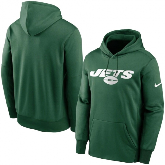 Men New York Jets Nike Fan Gear Wordmark Performance Pullover Hoodie Green Men New York Jets Nike Fan Gear Wordmark Performance Pullover Hoodie Green