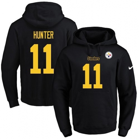 NFL Mens Nike Pittsburgh Steelers 11 Justin Hunter BlackGold No Name Number Pullover Hoodie NFL Mens Nike Pittsburgh Steelers 11 Justin Hunter BlackGold No Name Number Pullover Hoodie
