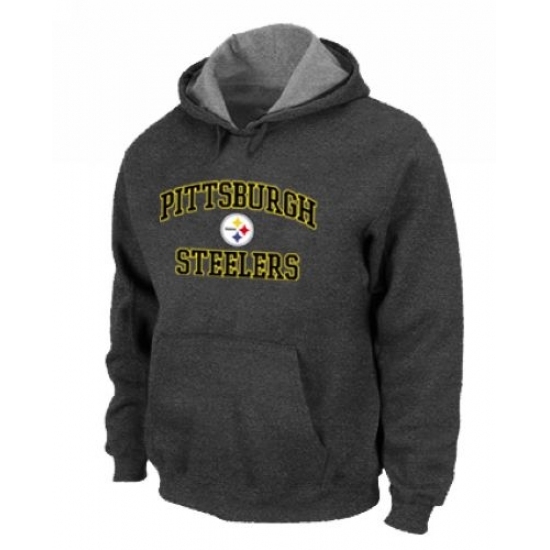 NFL Mens Nike Pittsburgh Steelers Heart Soul Pullover Hoodie Dark Grey NFL Mens Nike Pittsburgh Steelers Heart Soul Pullover Hoodie Dark Grey
