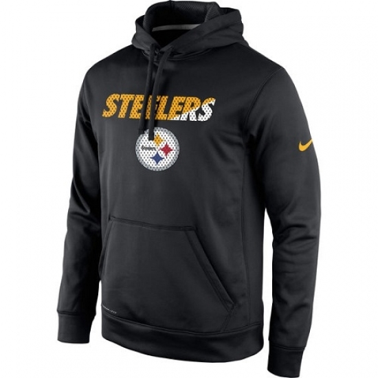 NFL Pittsburgh Steelers Nike Kick Off Staff Performance Pullover Hoodie Black NFL Pittsburgh Steelers Nike Kick Off Staff Performance Pullover Hoodie Black
