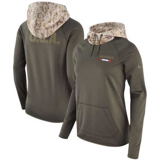 NFL Womens Tampa Bay Buccaneers Nike Olive Salute to Service Performance Pullover Hoodie NFL Womens Tampa Bay Buccaneers Nike Olive Salute to Service Performance Pullover Hoodie