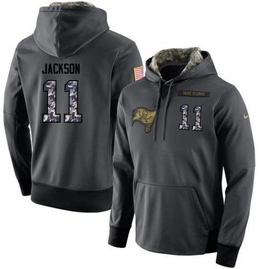 NFL Mens Nike Tampa Bay Buccaneers 11 DeSean Jackson Stitched Black Anthracite Salute to Service Player Performance Hoodie NFL Mens Nike Tampa Bay Buccaneers 11 DeSean Jackson Stitched Black Anthracite Salute to Service Player Performance Hoodie