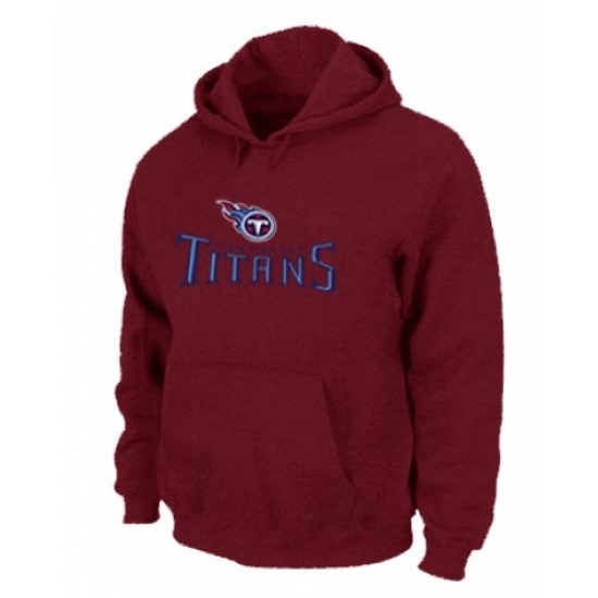 NFL Mens Nike Tennessee Titans Authentic Logo Pullover Hoodie Red NFL Mens Nike Tennessee Titans Authentic Logo Pullover Hoodie Red