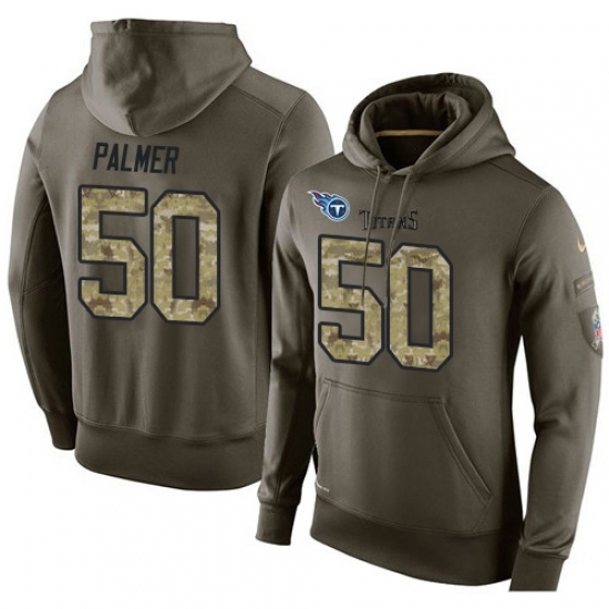 NFL Nike Tennessee Titans 50 Nate Palmer Green Salute To Service Mens Pullover Hoodie NFL Nike Tennessee Titans 50 Nate Palmer Green Salute To Service Mens Pullover Hoodie