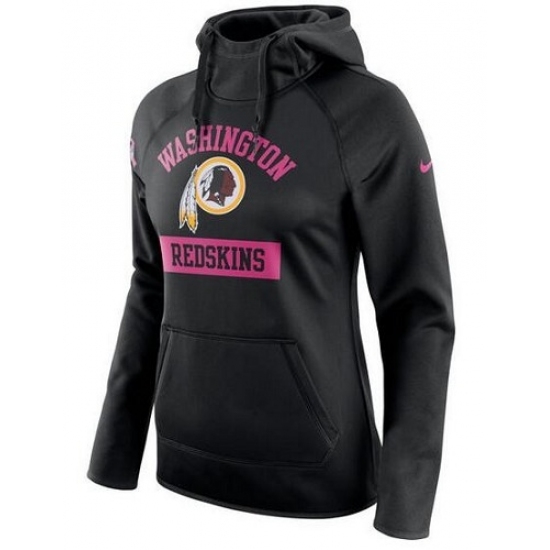 NFL Washington Redskins Nike Womens Breast Cancer Awareness Circuit Performance Pullover Hoodie Black NFL Washington Redskins Nike Womens Breast Cancer Awareness Circuit Performance Pullover Hoodie Black