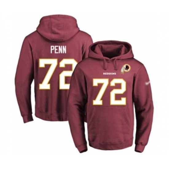 Football Mens Washington Redskins 72 Donald Penn Red Name Number Pullover Hoodie Football Mens Washington Redskins 72 Donald Penn Red Name Number Pullover Hoodie