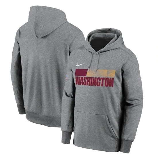 Men Washington Football Team Nike Sideline Impact Lockup Performance Pullover Hoodie Charcoal Men Washington Football Team Nike Sideline Impact Lockup Performance Pullover Hoodie Charcoal