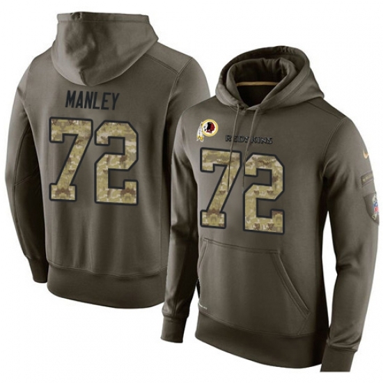NFL Nike Washington Redskins 72 Dexter Manley Green Salute To Service Mens Pullover Hoodie NFL Nike Washington Redskins 72 Dexter Manley Green Salute To Service Mens Pullover Hoodie