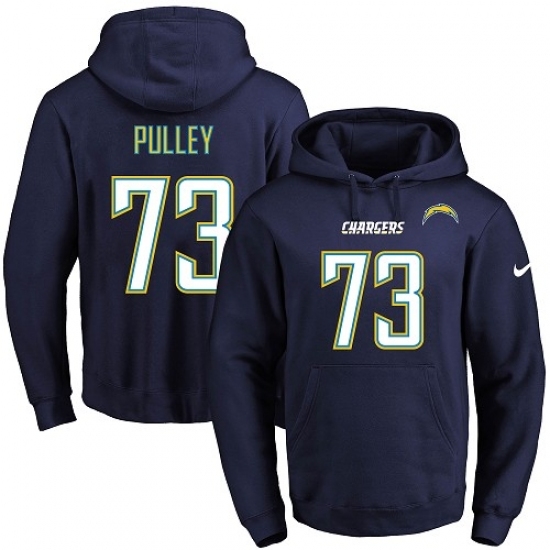 NFL Mens Nike Los Angeles Chargers 73 Spencer Pulley Navy Blue Name Number Pullover Hoodie NFL Mens Nike Los Angeles Chargers 73 Spencer Pulley Navy Blue Name Number Pullover Hoodie