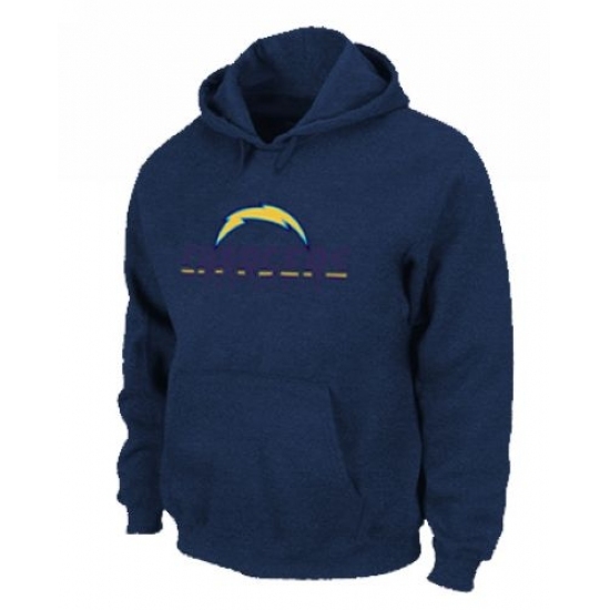 NFL Mens Nike Los Angeles Chargers Authentic Logo Pullover Hoodie Navy NFL Mens Nike Los Angeles Chargers Authentic Logo Pullover Hoodie Navy