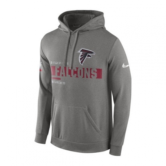 NFL Mens Atlanta Falcons Nike Heathered Gray Super Bowl LI Bound Team Travel Circuit Performance Pullover Hoodie NFL Mens Atlanta Falcons Nike Heathered Gray Super Bowl LI Bound Team Travel Circuit Performance Pullover Hoodie