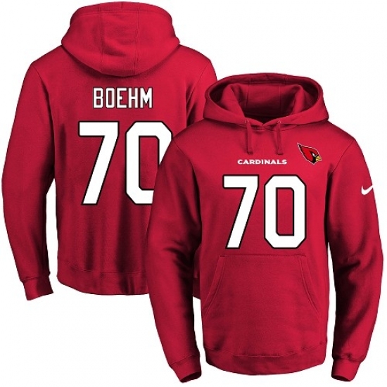 NFL Mens Nike Arizona Cardinals 70 Evan Boehm Red Name Number Pullover Hoodie NFL Mens Nike Arizona Cardinals 70 Evan Boehm Red Name Number Pullover Hoodie