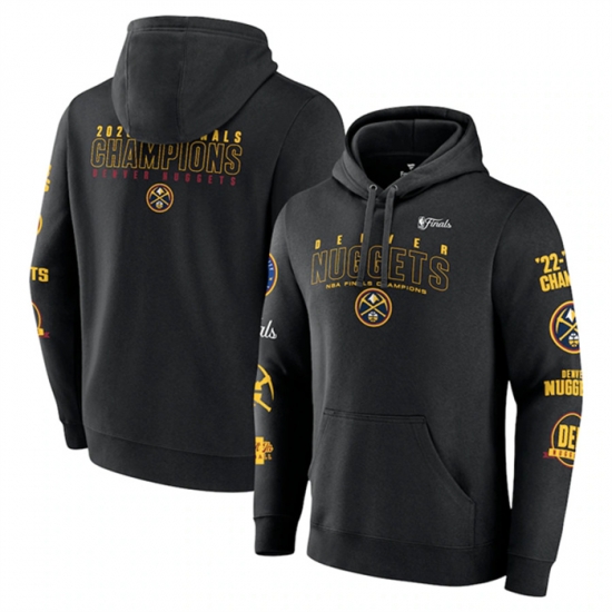 Men Denver Nuggets Black 2023 Xtra Innings Pullover Hoodie Men Denver Nuggets Black 2023 Xtra Innings Pullover Hoodie