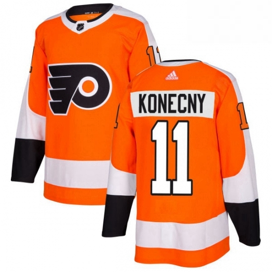 Mens Adidas Philadelphia Flyers 11 Travis Konecny Premier Orange Home NHL Jersey Mens Adidas Philadelphia Flyers 11 Travis Konecny Premier Orange Home NHL Jersey