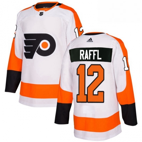 Mens Adidas Philadelphia Flyers 12 Michael Raffl Authentic White Away NHL Jersey Mens Adidas Philadelphia Flyers 12 Michael Raffl Authentic White Away NHL Jersey