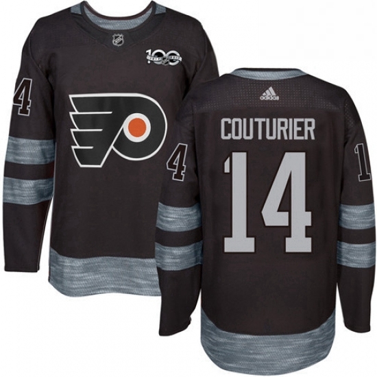 Mens Adidas Philadelphia Flyers 14 Sean Couturier Authentic Black 1917 2017 100th Anniversary NHL Jersey Mens Adidas Philadelphia Flyers 14 Sean Couturier Authentic Black 1917 2017 100th Anniversary NHL Jersey