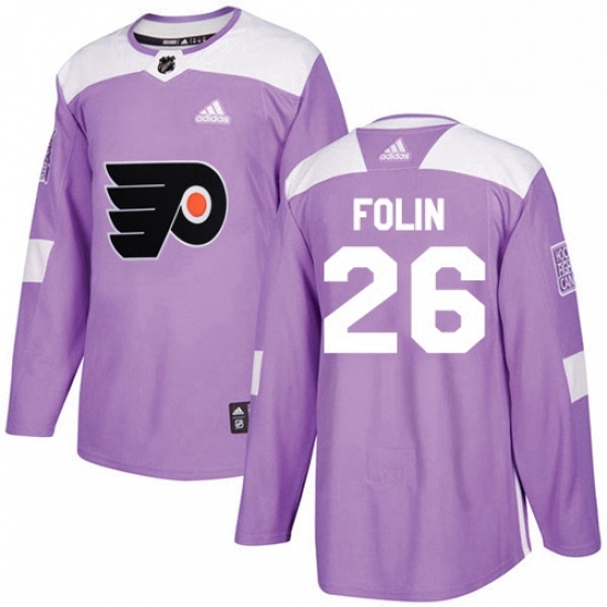 Mens Adidas Philadelphia Flyers 26 Christian Folin Authentic Purple Fights Cancer Practice NHL Jersey Mens Adidas Philadelphia Flyers 26 Christian Folin Authentic Purple Fights Cancer Practice NHL Jersey