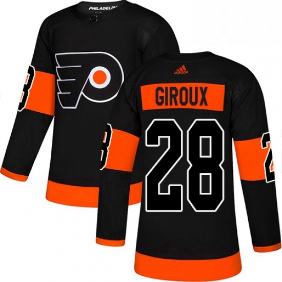Mens Adidas Philadelphia Flyers 28 Claude Giroux Premier Black Alternate NHL Jersey Mens Adidas Philadelphia Flyers 28 Claude Giroux Premier Black Alternate NHL Jersey