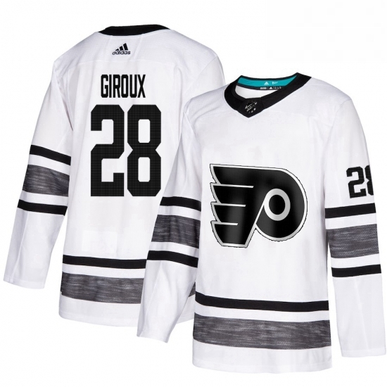 Mens Adidas Philadelphia Flyers 28 Claude Giroux White 2019 All Star Game Parley Authentic Stitched NHL Jersey Mens Adidas Philadelphia Flyers 28 Claude Giroux White 2019 All Star Game Parley Authentic Stitched NHL Jersey