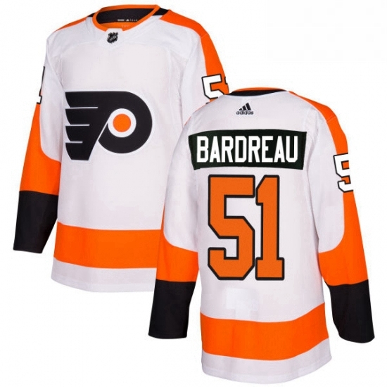 Mens Adidas Philadelphia Flyers 51 Cole Bardreau Authentic White Away NHL Jersey Mens Adidas Philadelphia Flyers 51 Cole Bardreau Authentic White Away NHL Jersey
