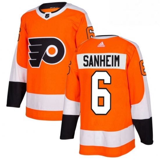 Mens Adidas Philadelphia Flyers 6 Travis Sanheim Authentic Orange Home NHL Jersey Mens Adidas Philadelphia Flyers 6 Travis Sanheim Authentic Orange Home NHL Jersey