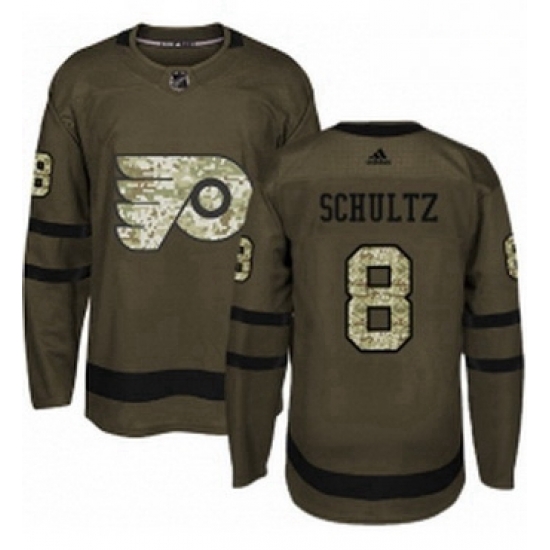 Mens Adidas Philadelphia Flyers 8 Dave Schultz Authentic Green Salute to Service NHL Jersey Mens Adidas Philadelphia Flyers 8 Dave Schultz Authentic Green Salute to Service NHL Jersey
