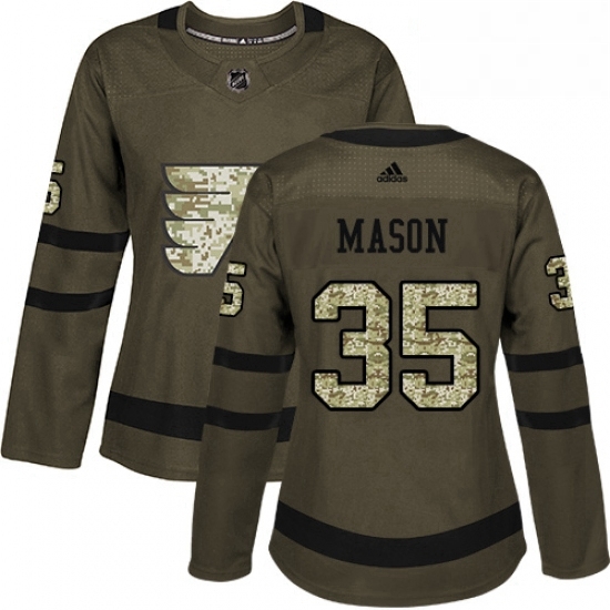 Womens Adidas Philadelphia Flyers 35 Steve Mason Green Salute to Service Stitched NHL Jersey Womens Adidas Philadelphia Flyers 35 Steve Mason Green Salute to Service Stitched NHL Jersey