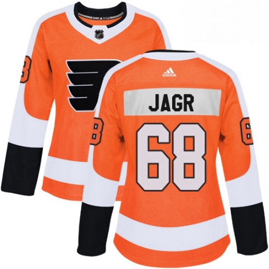 Womens Adidas Philadelphia Flyers 68 Jaromir Jagr Premier Orange Home NHL Jersey Womens Adidas Philadelphia Flyers 68 Jaromir Jagr Premier Orange Home NHL Jersey