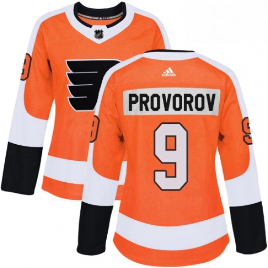 Womens Adidas Philadelphia Flyers 9 Ivan Provorov Authentic Orange Home NHL Jersey Womens Adidas Philadelphia Flyers 9 Ivan Provorov Authentic Orange Home NHL Jersey
