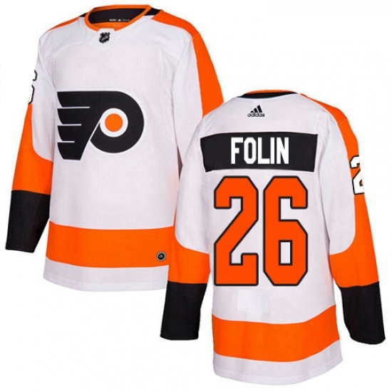 Youth Adidas Philadelphia Flyers 26 Christian Folin Authentic White Away NHL Jersey Youth Adidas Philadelphia Flyers 26 Christian Folin Authentic White Away NHL Jersey
