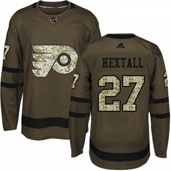 Youth Adidas Philadelphia Flyers 27 Ron Hextall Authentic Green Salute to Service NHL Jersey Youth Adidas Philadelphia Flyers 27 Ron Hextall Authentic Green Salute to Service NHL Jersey