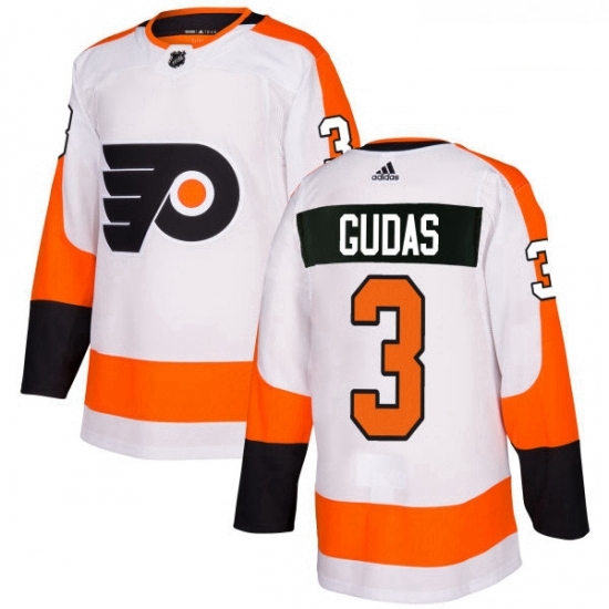 Youth Adidas Philadelphia Flyers 3 Radko Gudas Authentic White Away NHL Jersey Youth Adidas Philadelphia Flyers 3 Radko Gudas Authentic White Away NHL Jersey