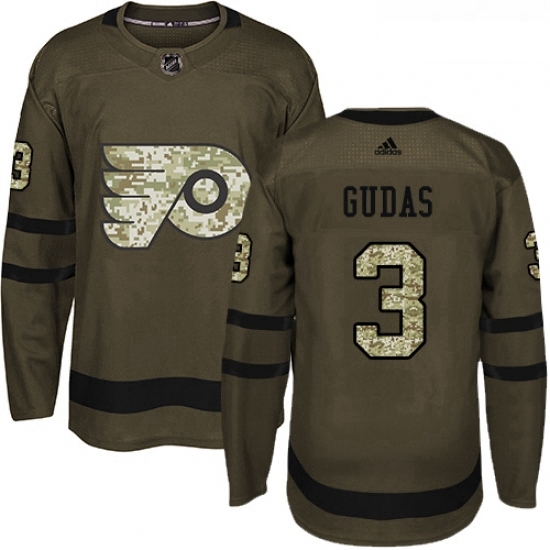Youth Adidas Philadelphia Flyers 3 Radko Gudas Premier Green Salute to Service NHL Jersey Youth Adidas Philadelphia Flyers 3 Radko Gudas Premier Green Salute to Service NHL Jersey