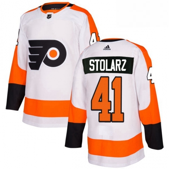 Youth Adidas Philadelphia Flyers 41 Anthony Stolarz Authentic White Away NHL Jersey Youth Adidas Philadelphia Flyers 41 Anthony Stolarz Authentic White Away NHL Jersey