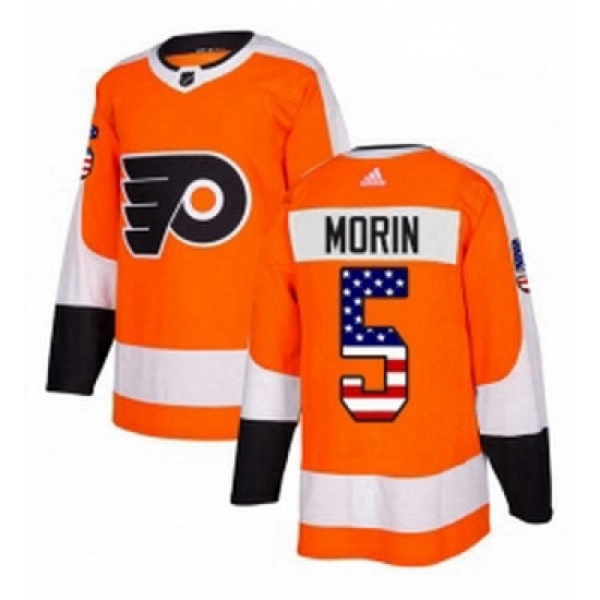 Youth Adidas Philadelphia Flyers 5 Samuel Morin Authentic Orange USA Flag Fashion NHL Jersey Youth Adidas Philadelphia Flyers 5 Samuel Morin Authentic Orange USA Flag Fashion NHL Jersey