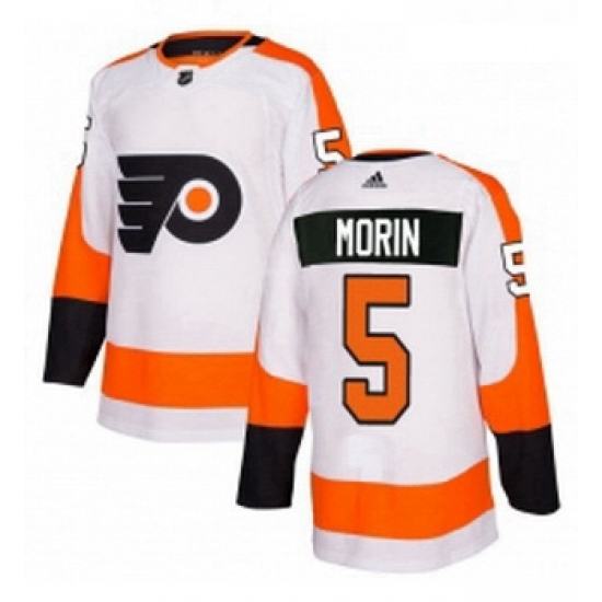 Youth Adidas Philadelphia Flyers 5 Samuel Morin Authentic White Away NHL Jersey Youth Adidas Philadelphia Flyers 5 Samuel Morin Authentic White Away NHL Jersey