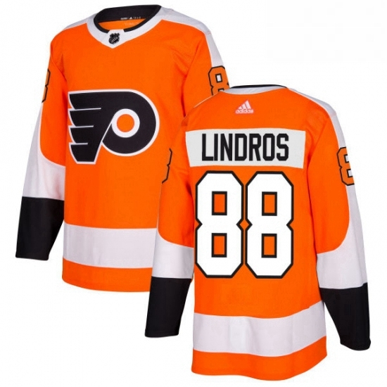 Youth Adidas Philadelphia Flyers 88 Eric Lindros Premier Orange Home NHL Jersey Youth Adidas Philadelphia Flyers 88 Eric Lindros Premier Orange Home NHL Jersey